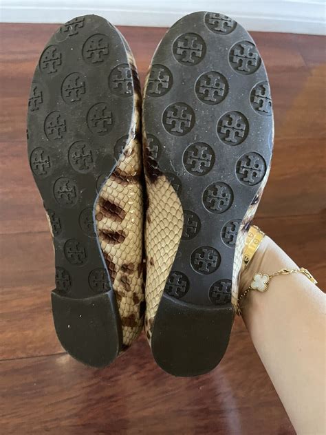 tory burch snakeskin flats